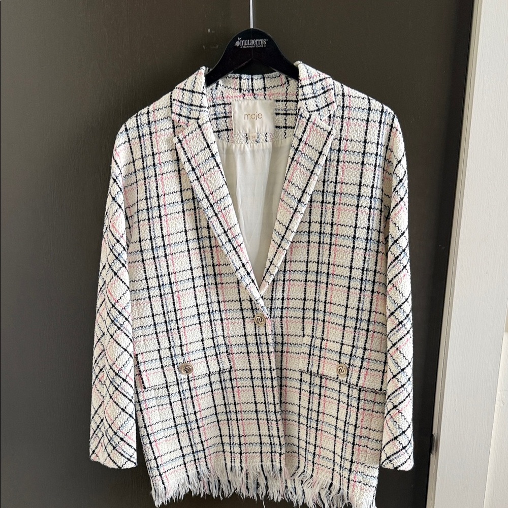 Maje Multicolor Tweed Jacket